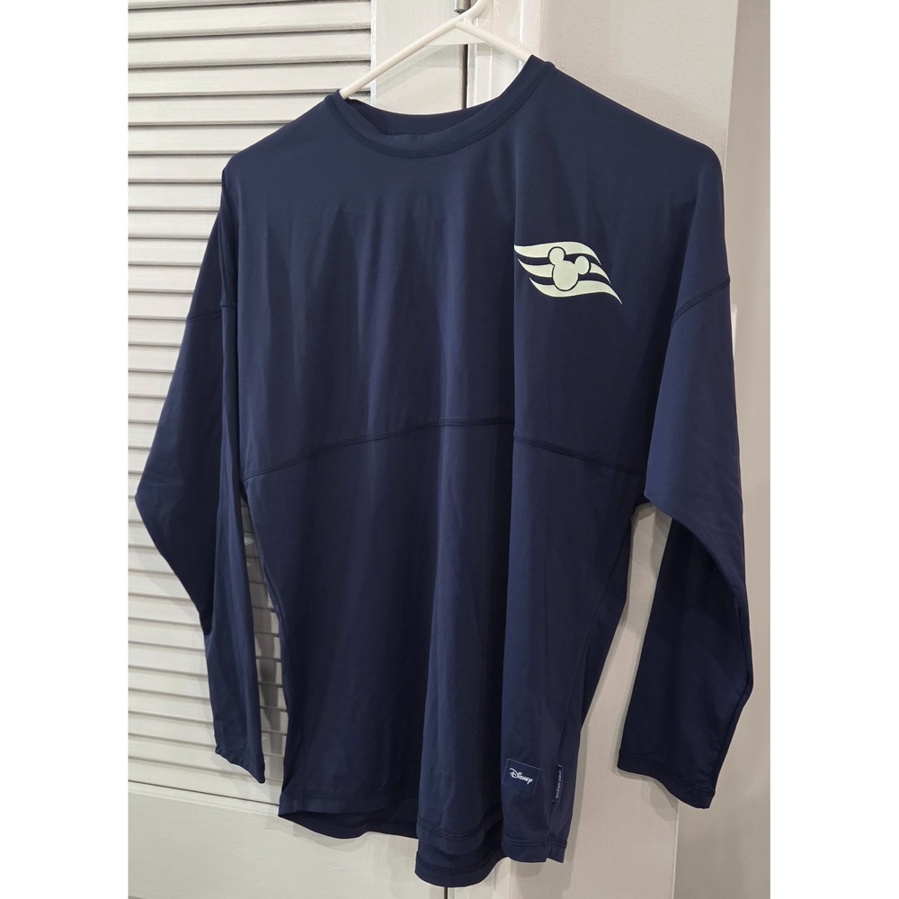 Disney Cruise Line Navy Long-Sleeve Unisex Cast Away Cay Spirit Jersey Size XS